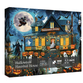 Puzzle Jigsaw Maison Hantée d'Halloween 1000 Pièces